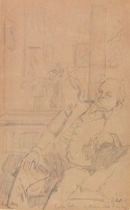 いじめフォーブス（紙に黒鉛） 作： Walter Richard Sickert